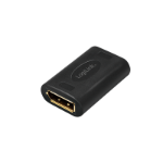 LogiLink DisplayPort adapter, DP/F to DP/F, 8K/60 Hz, black