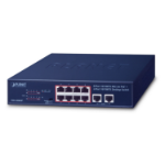 PLANET FSD-1008HP network switch Unmanaged Fast Ethernet (10/100) Power over Ethernet (PoE) 1U Blue