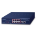 PLANET FSD-1008HP network switch Unmanaged Fast Ethernet (10/100) Power over Ethernet (PoE) 1U Blue