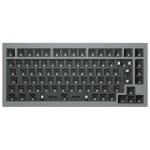 Keychron ISO Q1 QMK RGB Barebone Aluminium Mac/PC Space Grey Custom Keyboard