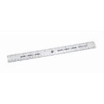 5Star 397867 ruler Desk ruler 300 mm Plastic Transparent 10 pc(s)