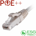Cablenet 1.5m Cat6 RJ45 White U/UTP LSOH 24AWG Snagless Booted Patch Lead (PK 100)