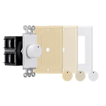 Monoprice 38166 electrical switch Rotary switch Beige, White