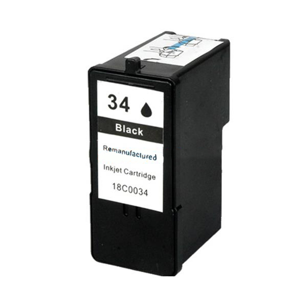 Image of CTS Wholesale Remanufactured Lexmark 18C0034 Black Ink Ctg [R-LX34(18C