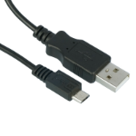 Axiom USB2AMBMM03-AX USB cable USB 2.0 35.8" (0.91 m) USB A Micro-USB B Black