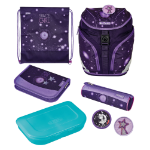 Herlitz SoftLight Plus Space Girl schooltasset Meisjes Polyester Paars, Violet