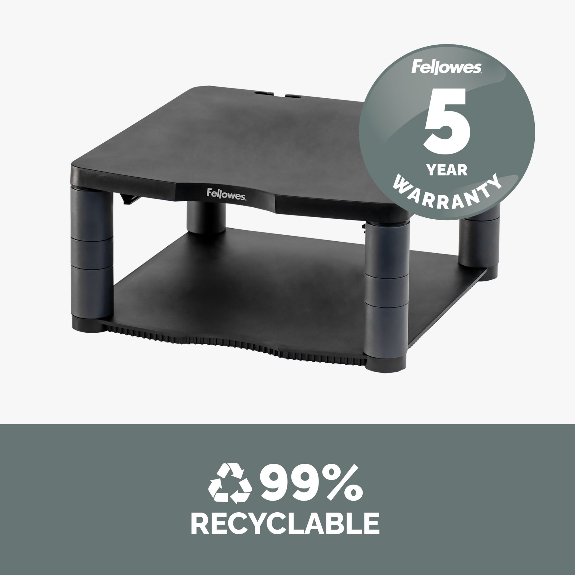 Fellowes Premium Monitor Riser Graphite