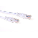 ACT Witte 1,5 meter U/UTP CAT6A patchkabels met RJ45 connectoren