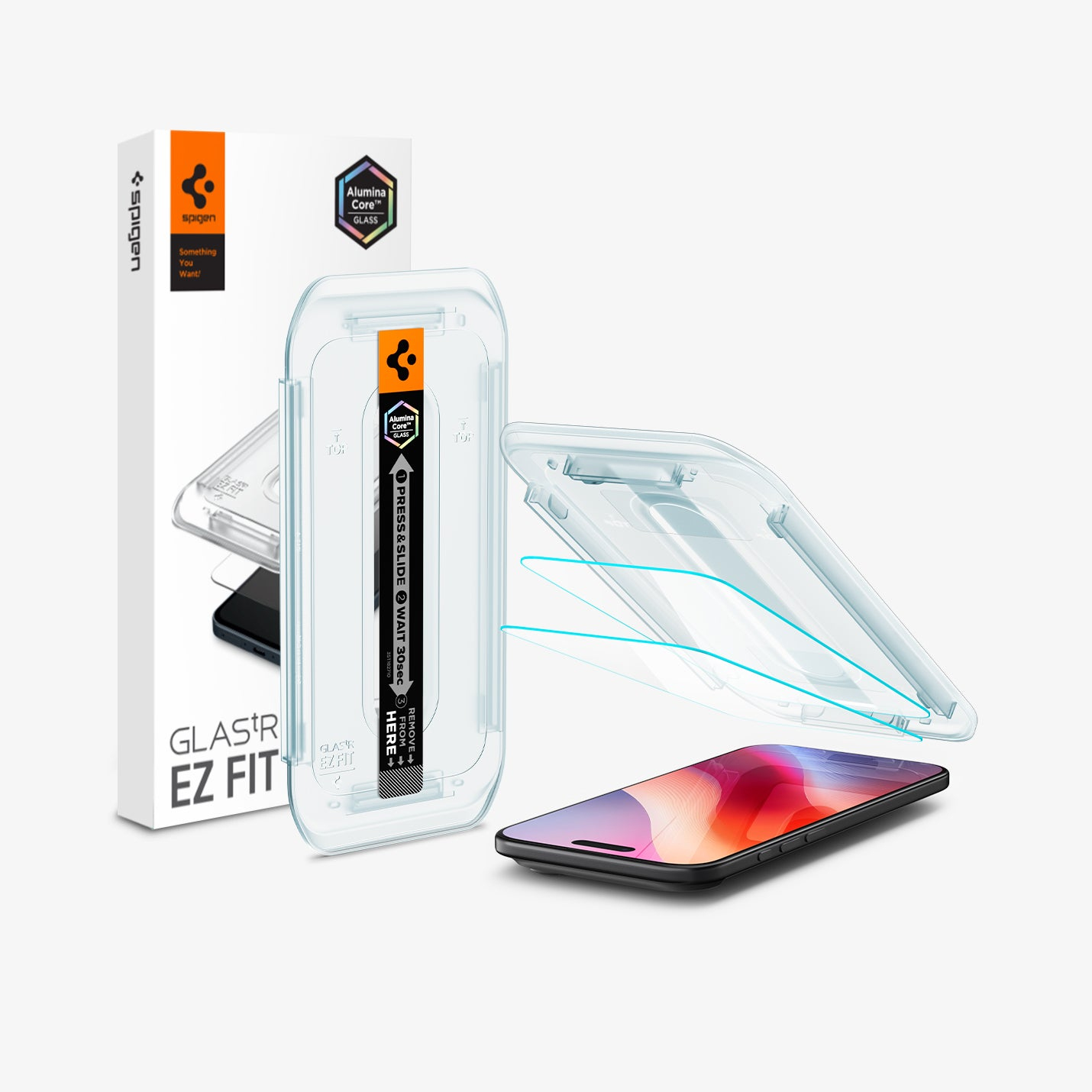 EU Product - iPhone Air Glas.tR EZ Fit Screen Protector, 2-pack - Transparent thumbnail