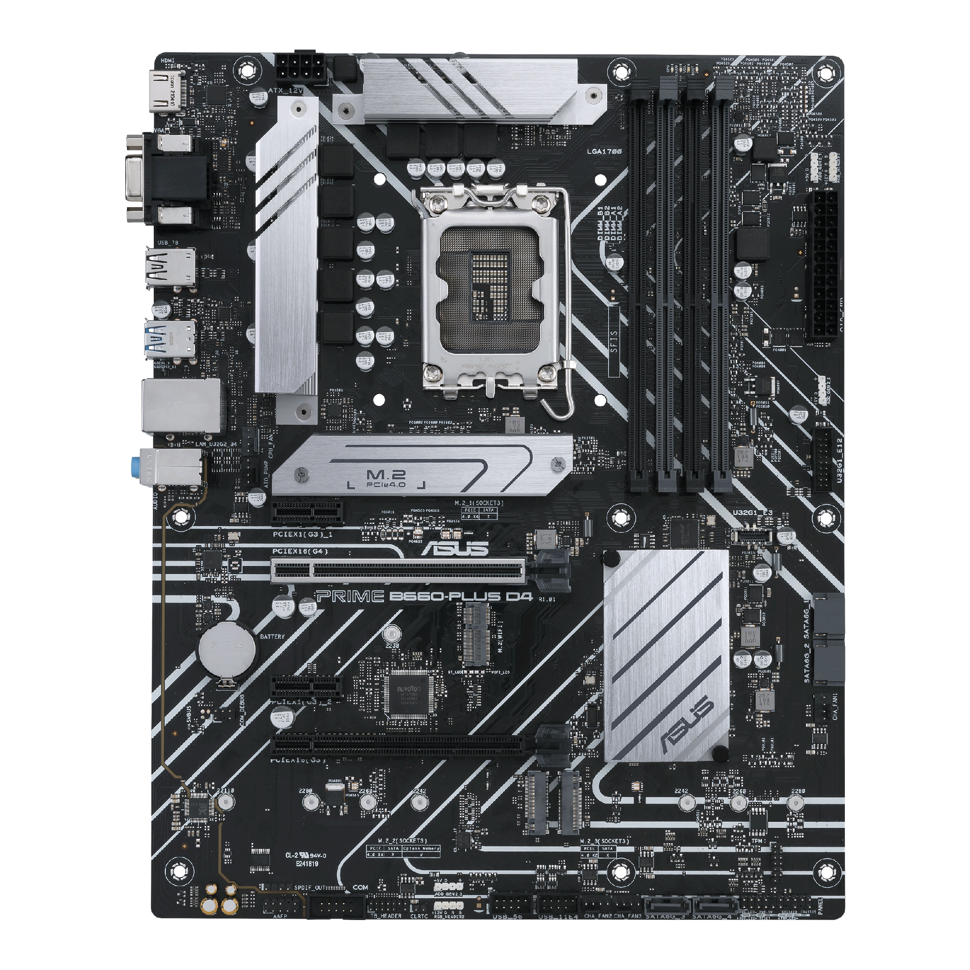 Image of ASUS PRIME B660-PLUS D4 Intel B660 LGA 1700 ATX