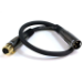 Monoprice XLR Male/XLR Female 16AWG audio cable 17.7" (0.45 m) XLR (3-pin) Black