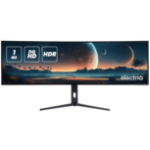Electriq EIQ-495KCSUW144IPS computer monitor 124.5 cm (49") 5120 x 1440 pixels Dual QHD LED Black