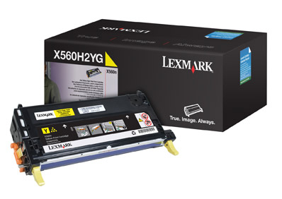 Lexmark X560H2YG Toner cartridge yellow, 10K pages ISO/IEC 19752 for Lexmark X 560