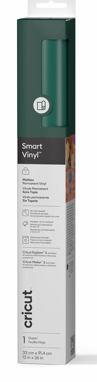Cricut Smart Vinyl Permanent Dark Green Matte