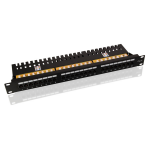 Value Cat.6 19" patchpanel, 24 ports, UTP