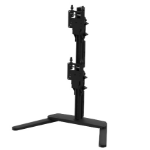 Atdec AWMS-2-BT75-FS-B monitor mount / stand 55" Black Desk
