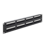 connektgear 48 Port Patch Panel (CAT5e) IDC Punch Down 19 inch