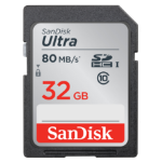 Sandisk Ultra memory card 32 GB SDHC Class 10 UHS-I