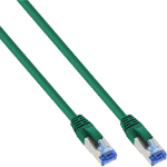 InLine Patch Cable S/FTP PiMF Cat.6A halogen free 500MHz green 20m