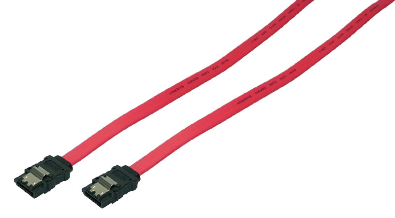 Photos - Cable (video, audio, USB) LogiLink SATA 0.3m SATA cable Red CS0009 