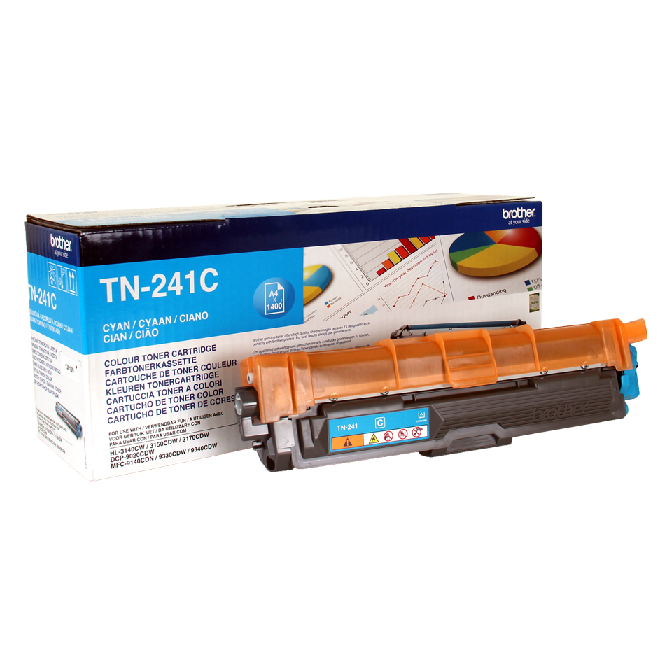 Image of Brother TN-241C Toner-kit cyan, 1.4K pages ISO/IEC 19798 for...