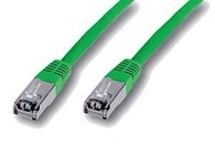 Image of Microconnect STP 3m CAT6 LSZH networking cable Green F/UTP (FTP)