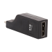 Tripp Lite U444-000-DP4K6B Adaptador Vertical de USB C a DisplayPort (M/H) - USB 3.1, Gen. 1, Thunderbolt 3, 4K @ 60 Hz, Negro