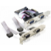 DeLOCK 4 x serial PCI Express card interface cards/adapter