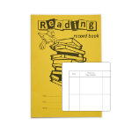 Rhino A5 Reading Record Book 40 Page Yellow Reading Record Template (Pack of 100)