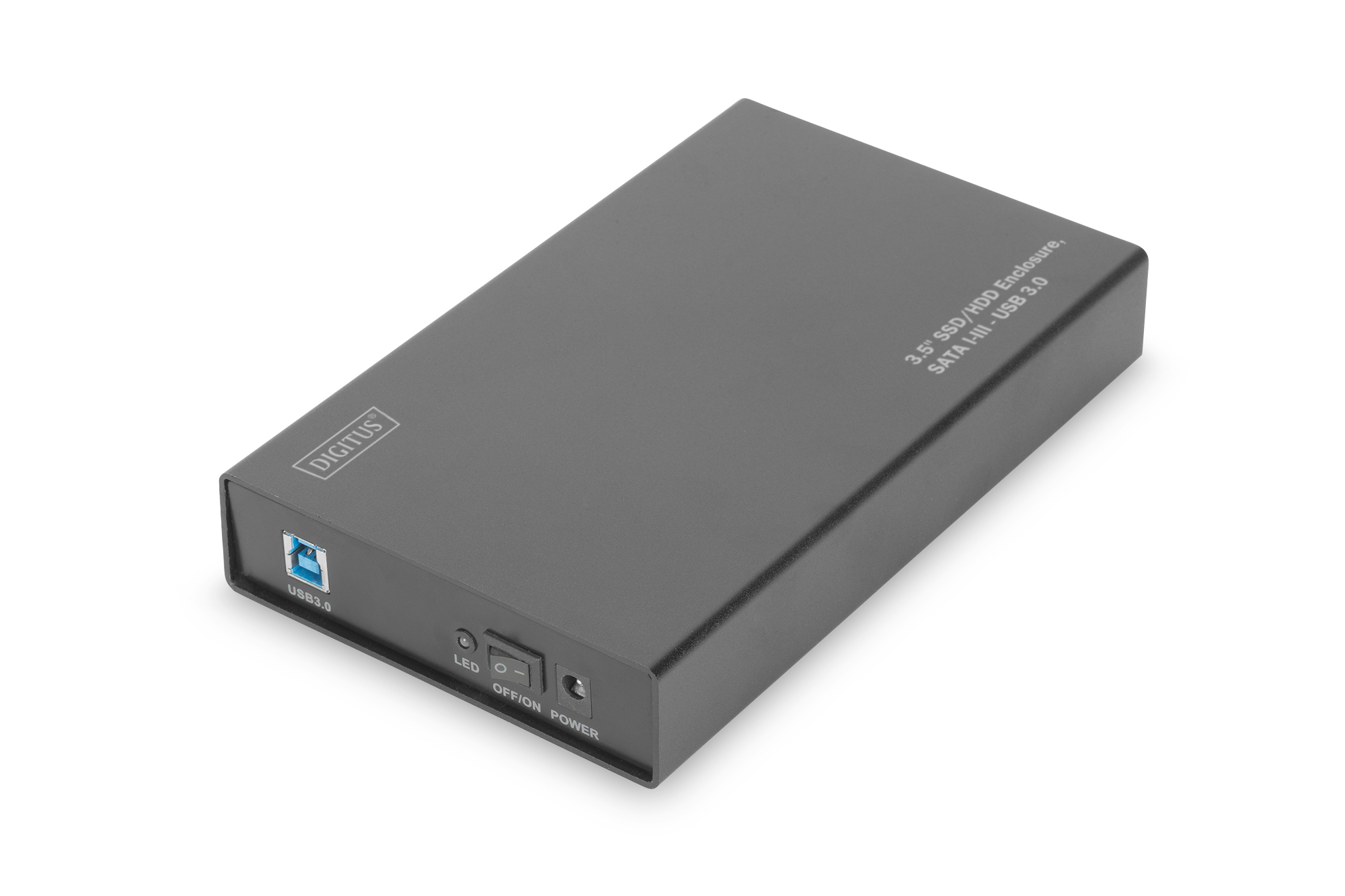 Image of Digitus 3.5" SSD/HDD Enclosure, SATA 3 - USB 3.0