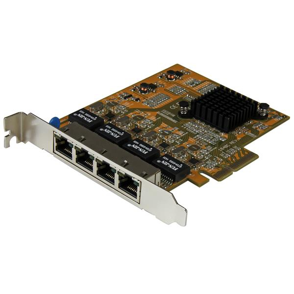 Image of StarTech.com 4-Port PCIe Gigabit Network Adapter Card