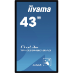 iiyama ProLite TF4339MSC-B1AG écran plat de PC 109,2 cm (43") 1920 x 1080 pixels Full HD LED Écran tactile Multi-utilisateur Noir