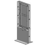 Ergonomic Solutions Indoor single enclosure for
