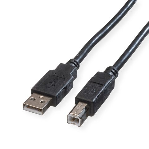 ROLINE GREEN 11.44.8818-100 USB cable USB 2.0 1.8 m USB A USB B Black