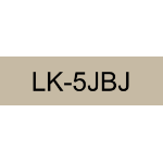 Epson LK-5JBJ Beige, Zwart