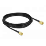 DeLOCK 90470 coaxial cable LMR100 5 m SMA Black
