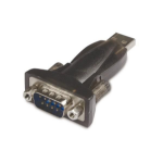 Microconnect USBADB9FC cable gender changer RS232 USB A Black