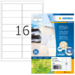 HERMA 10730 printeretiket Wit Zelfklevend printerlabel