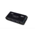 LogiLink USB 3.0 4x 5000 Mbit/s Black