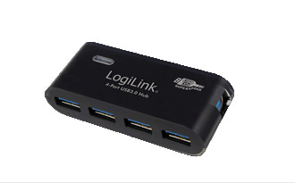 Image of LogiLink USB 3.0 4x 5000 Mbit/s Black