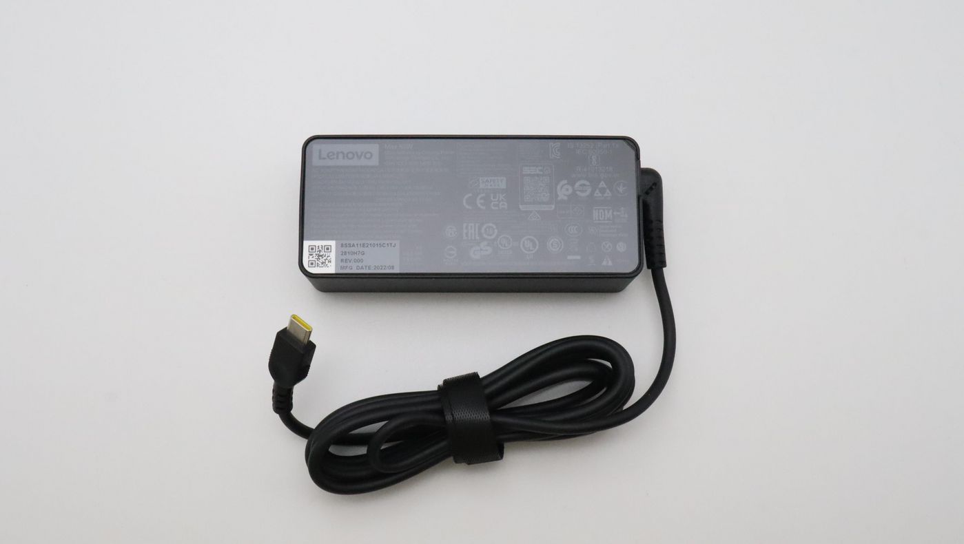 Image of Lenovo AC_ADAPTER PD,65W,20/15/9/5V,3P,WW,CHY - Approx 1-3 working...