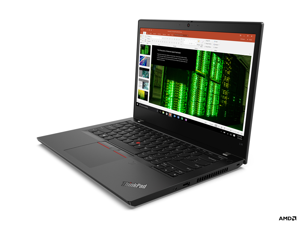 Lenovo ThinkPad L14 Gen 2 (AMD) 5650U Notebook 35.6 cm (14") Full HD AMD Ryzen™ 5 PRO 16 GB DDR4-SDRAM 512 GB SSD Wi-Fi 6 (802.11ax) Windows 10 Pro Black