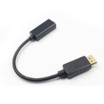 8WARE DisplayPort DP to HDMI Male to Female Adapter Cable High-resolution suppor 20cm Length Use for movies, presentations, photo slideshows and more