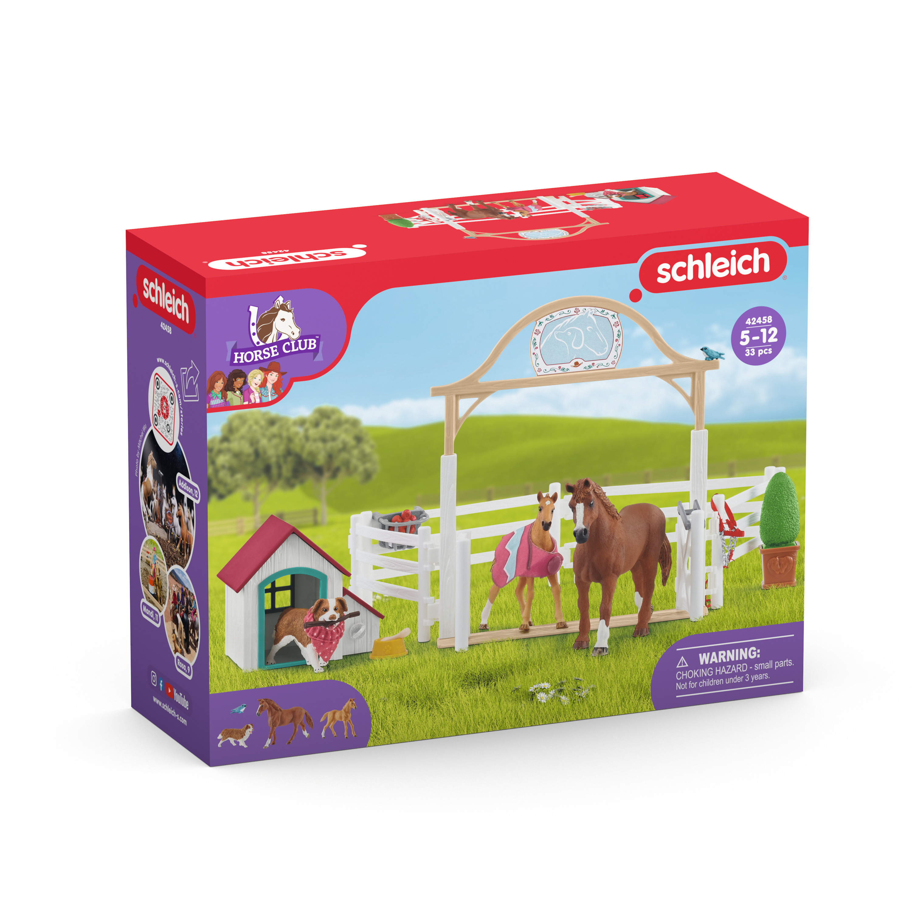 Image of Schleich Horse Club Horse Club Hannah’s guest horses with Ruby...