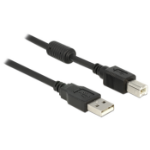 DeLOCK 83566 USB-kabel USB 2.0 1 m USB A USB B Zwart