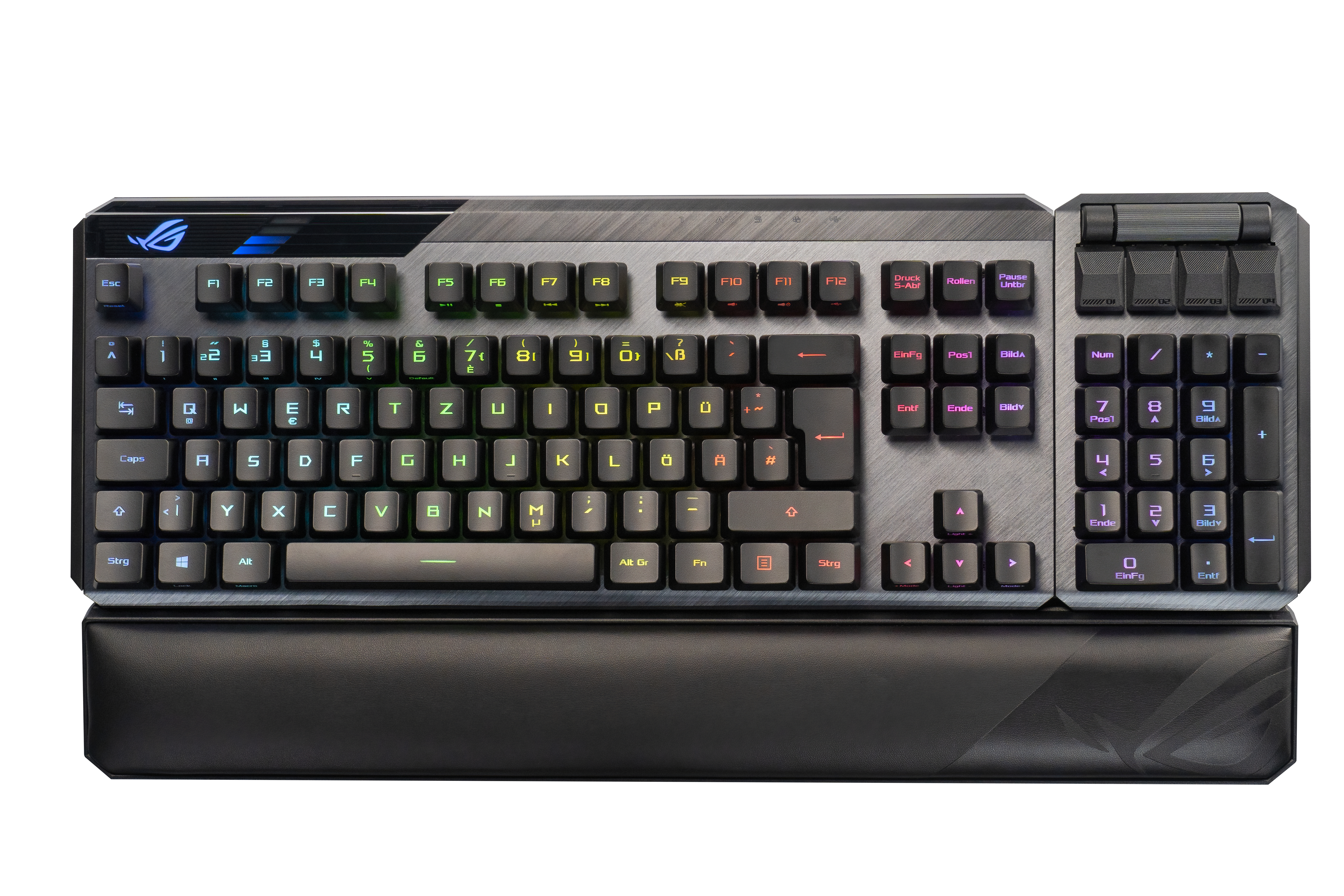 Image of ASUS ROG Claymore II keyboard RF Wireless + USB QWERTZ German Black
