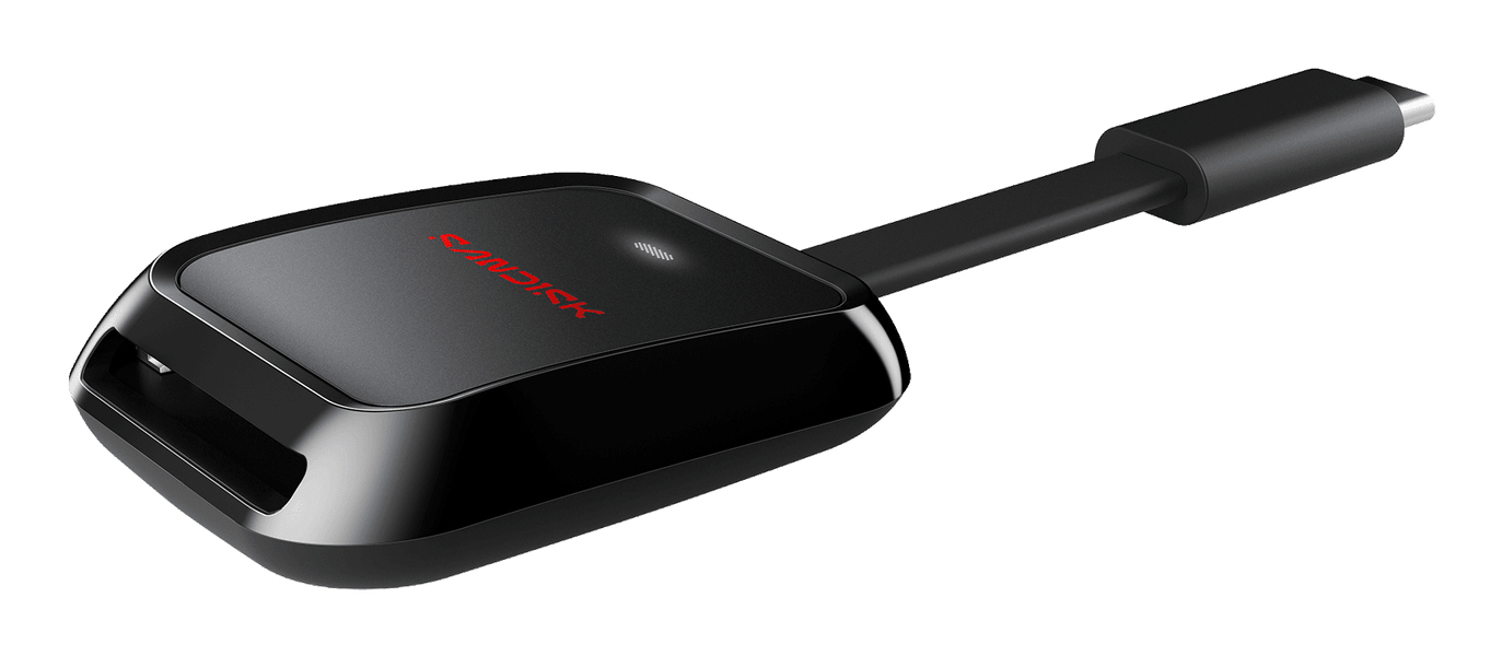 SanDisk QuickFlow card reader USB 3.2 Gen 1 (3.1 Gen 1) Type-C Black