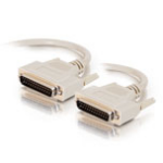 C2G 1m DB25 M/M Cable parallelle kabel Beige