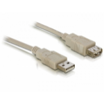 DeLOCK Cable USB 2.0 extension A/A 3m USB cable USB A Grey