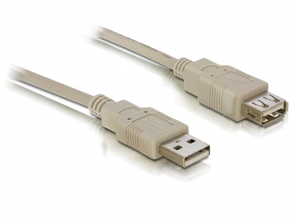 Image of DeLOCK Cable USB 2.0 extension A/A 3m USB cable USB A Grey